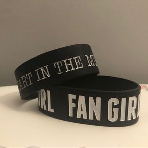 SET OF 2 Rubber Bracelets from Hot Topic